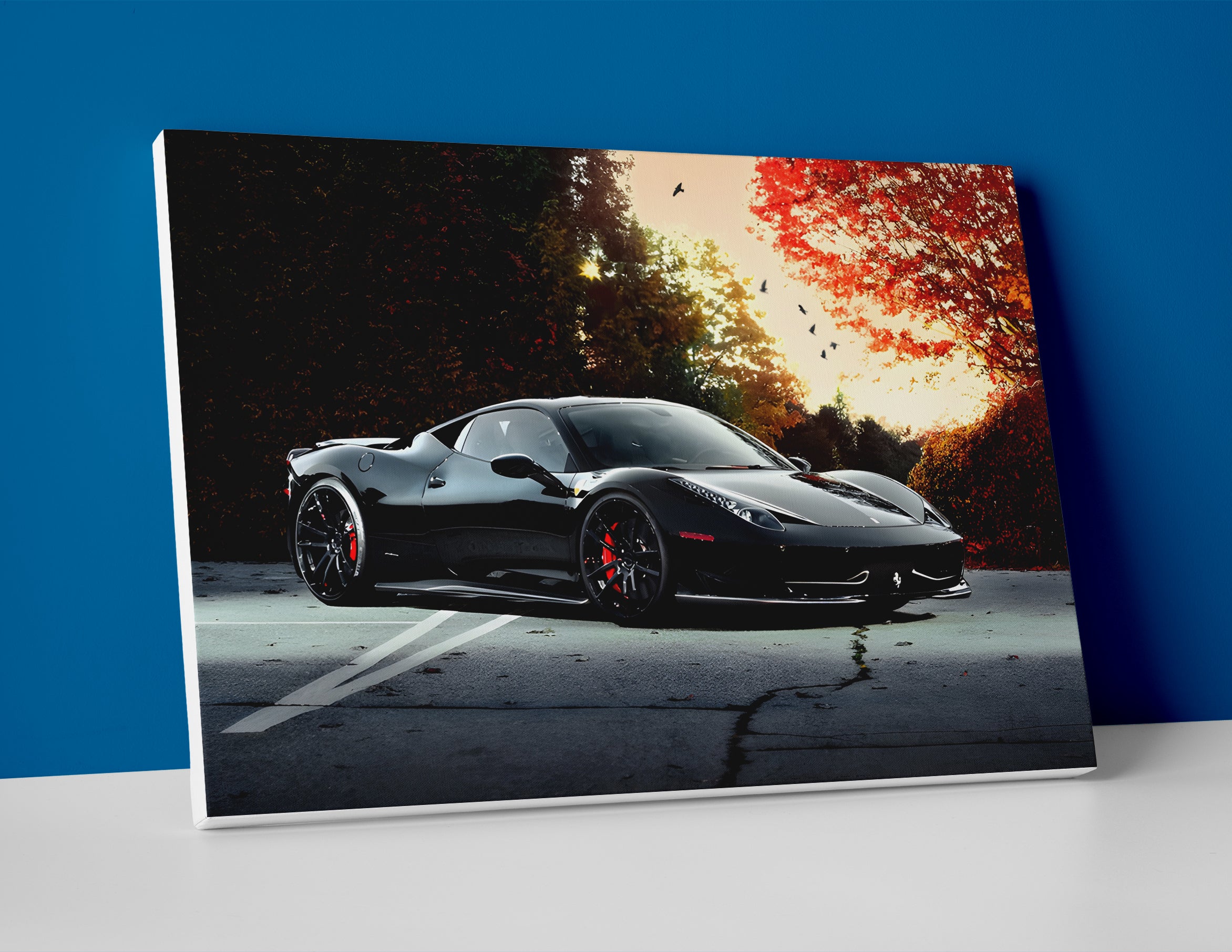 Ferrari 458 Italia poster canvas wall art print decor
